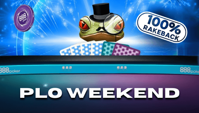 888Poker PLO Rakeback Weekend: 100% Rakeback on PLO5 & PLO6